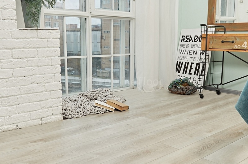 ПВХ Плитка Alpine floor Premium XL Дуб Белая ночь ECO 7-2